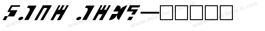 star trek字体转换